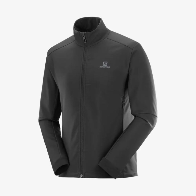 Salomon Agile Men's Shell Jackets Black | CA 72U13